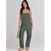 imageANRABESS Overalls for Women Loose Fit Denim Overalls Adjustable Strap Jean Jumpsuit Bib Romper Spring Casual Work OutfitsArmy Green