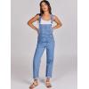 imageANRABESS Overalls for Women Loose Fit Denim Overalls Adjustable Strap Jean Jumpsuit Bib Romper Spring Casual Work OutfitsB Washed Blue