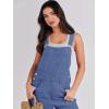 imageANRABESS Overalls for Women Loose Fit Denim Overalls Adjustable Strap Jean Jumpsuit Bib Romper Spring Casual Work OutfitsBlue