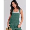 imageANRABESS Overalls for Women Loose Fit Denim Overalls Adjustable Strap Jean Jumpsuit Bib Romper Spring Casual Work OutfitsDeep Green