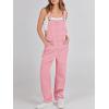 imageANRABESS Overalls for Women Loose Fit Denim Overalls Adjustable Strap Jean Jumpsuit Bib Romper Spring Casual Work OutfitsPink