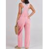 imageANRABESS Overalls for Women Loose Fit Denim Overalls Adjustable Strap Jean Jumpsuit Bib Romper Spring Casual Work OutfitsPink
