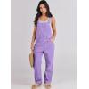 imageANRABESS Overalls for Women Loose Fit Denim Overalls Adjustable Strap Jean Jumpsuit Bib Romper Spring Casual Work OutfitsPurple