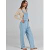 imageANRABESS Overalls for Women Loose Fit Denim Overalls Adjustable Strap Jean Jumpsuit Bib Romper Spring Casual Work OutfitsWashed Azure