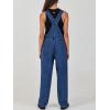 imageANRABESS Overalls for Women Loose Fit Denim Overalls Adjustable Strap Jean Jumpsuit Bib Romper Spring Casual Work OutfitsWashed Deep Blue