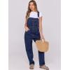 imageANRABESS Overalls for Women Loose Fit Denim Overalls Adjustable Strap Jean Jumpsuit Bib Romper Spring Casual Work OutfitsWashed Deep Indigo