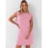 imageANRABESS Summer Dresses for Women 2026 Casual Crewneck Sleeveless Split WrinkleFree Mini Dress Beach Vacation Short SundressPink