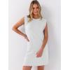 imageANRABESS Summer Dresses for Women 2026 Casual Crewneck Sleeveless Split WrinkleFree Mini Dress Beach Vacation Short SundressWhite