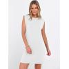imageANRABESS Summer Dresses for Women 2026 Casual Crewneck Sleeveless Split WrinkleFree Mini Dress Beach Vacation Short SundressWhite