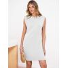 imageANRABESS Summer Dresses for Women 2026 Casual Crewneck Sleeveless Split WrinkleFree Mini Dress Beach Vacation Short SundressWhite