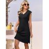 imageANRABESS Summer Dresses for Women 2026 Casual V Neck Sleeveless Split WrinkleFree Mini Dress Beach Vacation Short SundressBlack