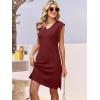 imageANRABESS Summer Dresses for Women 2026 Casual V Neck Sleeveless Split WrinkleFree Mini Dress Beach Vacation Short SundressDark Red