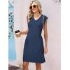 imageANRABESS Summer Dresses for Women 2026 Casual V Neck Sleeveless Split WrinkleFree Mini Dress Beach Vacation Short SundressNavy Blue