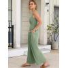 imageANRABESS Women Jumpsuits 2026 Casual Sleeveless V Neck Wide Leg Jumper Romper Beach Vacation Clothes Summer One Piece OutfitsLight Green