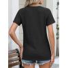 imageANRABESS Women Short Sleeve Tops Summer Sweater 2026 Dressy Shirts Business Casual Tunic Blouses Trendy Work ClothesBlack