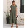 imageANRABESS Women Summer Casual Short Sleeve Maxi Dresses A Line Flowy T Shirt Dress 2026 Beach Vacation Sundress with PocketsArmy Green