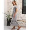 imageANRABESS Women Summer Casual Short Sleeve Maxi Dresses A Line Flowy T Shirt Dress 2026 Beach Vacation Sundress with PocketsKhaki Polka Dot Gray