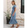 imageANRABESS Women Summer Casual Short Sleeve Maxi Dresses A Line Flowy T Shirt Dress 2026 Beach Vacation Sundress with PocketsNavy Blue White Floral