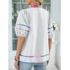 imageANRABESS Womens Babydoll Tops 2026 Summer V Neck Boho Blouse Short Lantern Sleeve Dressy Casual Shirts Flowy Peplum T ShirtWhite