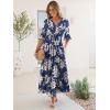 imageANRABESS Womens Maxi Dress 2026 Summer Boho Ruffle Sleeve V Neck A Line Elastic Waist Flowy Wedding Guest Party Long DressesFloral Navy White