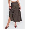 imageANRABESS Womens Maxi Skirt 2026 Summer Beach Vacation Eyelet Boho Long Flowy Skirts Spring Trendy Swing Tiered ALine DressCoffee