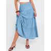 imageANRABESS Womens Maxi Skirt 2026 Summer Beach Vacation Eyelet Boho Long Flowy Skirts Spring Trendy Swing Tiered ALine DressLight Blue