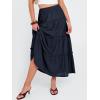 imageANRABESS Womens Maxi Skirt 2026 Summer Beach Vacation Eyelet Boho Long Flowy Skirts Spring Trendy Swing Tiered ALine DressNavy Blue