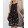 imageANRABESS Womens Summer Casual Beach Cover Up Dress Sleeveless Asymmetric Hem Flowy Vacation Cruise Short SundressBlack Floral