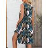imageANRABESS Womens Summer Casual Beach Cover Up Dress Sleeveless Asymmetric Hem Flowy Vacation Cruise Short SundressLeaf Printed