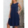 imageANRABESS Womens Summer Casual Beach Cover Up Dress Sleeveless Asymmetric Hem Flowy Vacation Cruise Short SundressNavy Blue