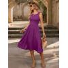 imageANRABESS Womens Summer Casual Midi Dresses Sleeveless Smocked Elastic Waist Flowy Sundress 2026 Spring Beach Vacation ClothesDark Purple