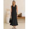 imageANRABESS Womens Summer Casual V Neck Sleeveless Tank Maxi Dress Split WrinkleFree Beach Vacation Sundress Cruise OutfitsBlack