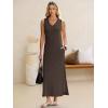imageANRABESS Womens Summer Casual V Neck Sleeveless Tank Maxi Dress Split WrinkleFree Beach Vacation Sundress Cruise OutfitsBrown