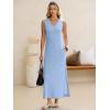 imageANRABESS Womens Summer Casual V Neck Sleeveless Tank Maxi Dress Split WrinkleFree Beach Vacation Sundress Cruise OutfitsLight Blue