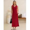 imageANRABESS Womens Summer Casual V Neck Sleeveless Tank Maxi Dress Split WrinkleFree Beach Vacation Sundress Cruise OutfitsRed