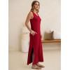 imageANRABESS Womens Summer Casual V Neck Sleeveless Tank Maxi Dress Split WrinkleFree Beach Vacation Sundress Cruise OutfitsRed