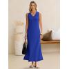 imageANRABESS Womens Summer Casual V Neck Sleeveless Tank Maxi Dress Split WrinkleFree Beach Vacation Sundress Cruise OutfitsRoyal Blue