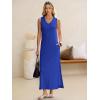 imageANRABESS Womens Summer Casual V Neck Sleeveless Tank Maxi Dress Split WrinkleFree Beach Vacation Sundress Cruise OutfitsRoyal Blue
