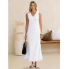imageANRABESS Womens Summer Casual V Neck Sleeveless Tank Maxi Dress Split WrinkleFree Beach Vacation Sundress Cruise OutfitsWhite