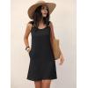imageANRABESS Womens Summer Dresses Sleeveless Beach Cover Ups Swimsuit Casual Sundress 2026 Boho Cruise Vacation Tank Short DressBlack