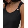 imageANRABESS Womens Summer Dresses Sleeveless Beach Cover Ups Swimsuit Casual Sundress 2026 Boho Cruise Vacation Tank Short DressBlack