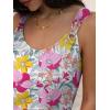 imageANRABESS Womens Summer Dresses Sleeveless Beach Cover Ups Swimsuit Casual Sundress 2026 Boho Cruise Vacation Tank Short DressOrange Pink Floral