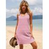 imageANRABESS Womens Summer Dresses Sleeveless Beach Cover Ups Swimsuit Casual Sundress 2026 Boho Cruise Vacation Tank Short DressPink Floral