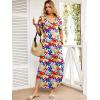 imageANRABESS Womens Summer Maxi Dresses 2026 Casual Short Sleeve V Neck Loose Split Long Beach Sundress Travel Vacation ClothesMulticoloured Floral