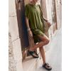 imageANRABESS Womens Summer T Shirt Dress 2026 Beach Vacation Travel Outfits Casual Simple Soft Mini Sundress Cover Up ClothesArmy Green
