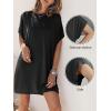 imageANRABESS Womens Summer T Shirt Dress 2026 Beach Vacation Travel Outfits Casual Simple Soft Mini Sundress Cover Up ClothesBlack