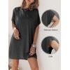 imageANRABESS Womens Summer T Shirt Dress 2026 Beach Vacation Travel Outfits Casual Simple Soft Mini Sundress Cover Up ClothesDark Gray