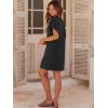 imageANRABESS Womens Summer T Shirt Dress 2026 Beach Vacation Travel Outfits Casual Simple Soft Mini Sundress Cover Up ClothesDark Gray