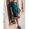 imageANRABESS Womens Summer T Shirt Dress 2026 Beach Vacation Travel Outfits Casual Simple Soft Mini Sundress Cover Up ClothesDeep Green