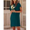 imageANRABESS Womens Summer T Shirt Dress 2026 Beach Vacation Travel Outfits Casual Simple Soft Mini Sundress Cover Up ClothesDeep Green